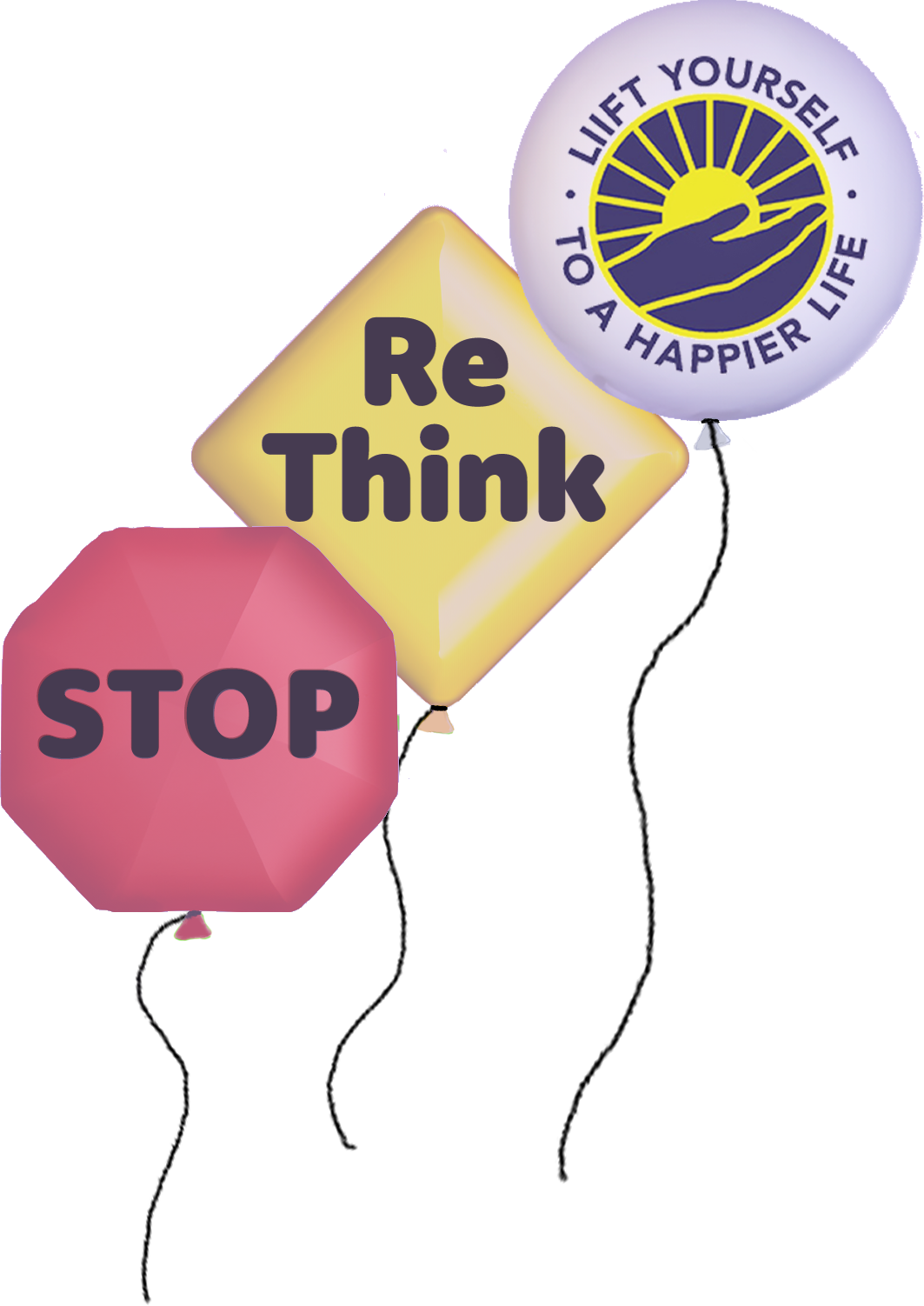 Stop ReThink LIIFT balloons